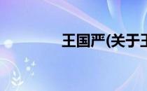 王国严(关于王国严的简介)