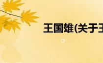 王国雄(关于王国雄的简介)