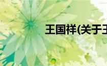 王国祥(关于王国祥的简介)
