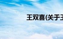 王双喜(关于王双喜的简介)