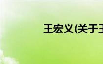 王宏义(关于王宏义的简介)