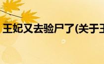 王妃又去验尸了(关于王妃又去验尸了的简介)