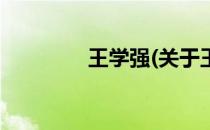 王学强(关于王学强的简介)