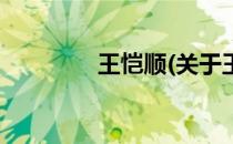 王恺顺(关于王恺顺的简介)
