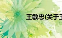 王敏忠(关于王敏忠的简介)