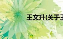 王文升(关于王文升的简介)