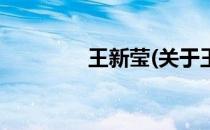 王新莹(关于王新莹的简介)