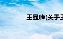 王显峰(关于王显峰的简介)