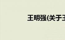 王明强(关于王明强的简介)