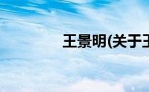 王景明(关于王景明的简介)