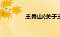 王景山(关于王景山的简介)