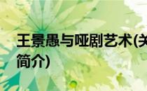 王景愚与哑剧艺术(关于王景愚与哑剧艺术的简介)