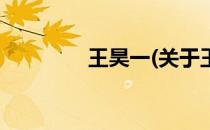 王昊一(关于王昊一的简介)