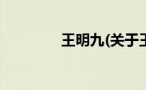 王明九(关于王明九的简介)