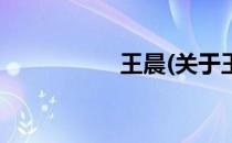 王晨(关于王晨的简介)