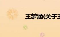 王梦涵(关于王梦涵的简介)