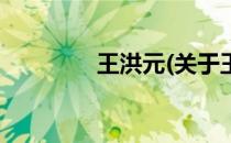 王洪元(关于王洪元的简介)
