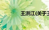 王洪江(关于王洪江的简介)