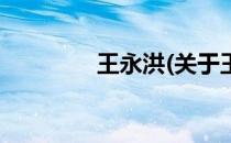 王永洪(关于王永洪的简介)