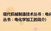 现代机械制造技术丛书：电化学加工(关于现代机械制造技术丛书：电化学加工的简介)