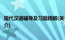 现代汉语辅导及习题精解(关于现代汉语辅导及习题精解的简介)