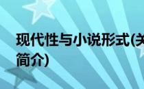 现代性与小说形式(关于现代性与小说形式的简介)