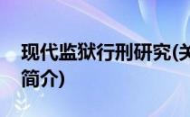 现代监狱行刑研究(关于现代监狱行刑研究的简介)