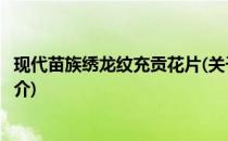 现代苗族绣龙纹充贡花片(关于现代苗族绣龙纹充贡花片的简介)