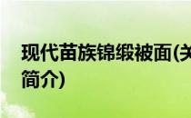 现代苗族锦缎被面(关于现代苗族锦缎被面的简介)