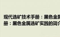 现代选矿技术手册：黑色金属选矿实践(关于现代选矿技术手册：黑色金属选矿实践的简介)