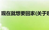 现在就想要回家(关于现在就想要回家的简介)