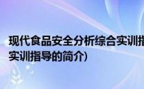 现代食品安全分析综合实训指导(关于现代食品安全分析综合实训指导的简介)