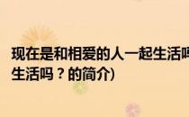 现在是和相爱的人一起生活吗？(关于现在是和相爱的人一起生活吗？的简介)