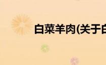 白菜羊肉(关于白菜羊肉的简介)