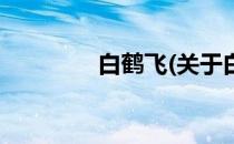白鹤飞(关于白鹤飞的简介)