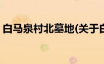 白马泉村北墓地(关于白马泉村北墓地的简介)