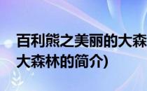百利熊之美丽的大森林(关于百利熊之美丽的大森林的简介)