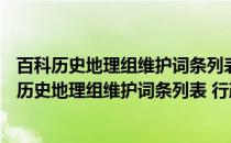 百科历史地理组维护词条列表 行政区域类·北京篇(关于百科历史地理组维护词条列表 行政区域类·北京篇的简介)