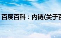 百度百科：内链(关于百度百科：内链的简介)
