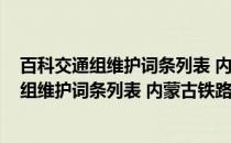 百科交通组维护词条列表 内蒙古铁路车站篇(关于百科交通组维护词条列表 内蒙古铁路车站篇的简介)