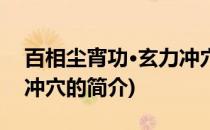 百相尘宵功·玄力冲穴(关于百相尘宵功·玄力冲穴的简介)