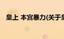 皇上 本宫暴力(关于皇上 本宫暴力的简介)