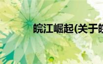 皖江崛起(关于皖江崛起的简介)