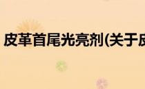 皮革首尾光亮剂(关于皮革首尾光亮剂的简介)