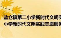 盐仓镇第二小学新时代文明实践志愿服务队(关于盐仓镇第二小学新时代文明实践志愿服务队的简介)