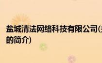 盐城清法网络科技有限公司(关于盐城清法网络科技有限公司的简介)