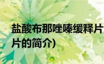 盐酸布那唑嗪缓释片(关于盐酸布那唑嗪缓释片的简介)