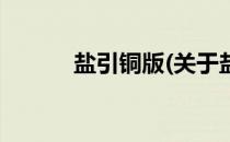 盐引铜版(关于盐引铜版的简介)