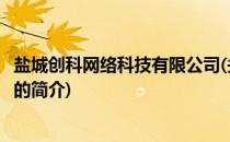 盐城创科网络科技有限公司(关于盐城创科网络科技有限公司的简介)