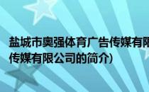 盐城市奥强体育广告传媒有限公司(关于盐城市奥强体育广告传媒有限公司的简介)